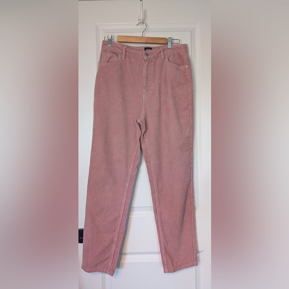 BDG Women’s Mom High-Rise Corduroy Pink Pants Size 30